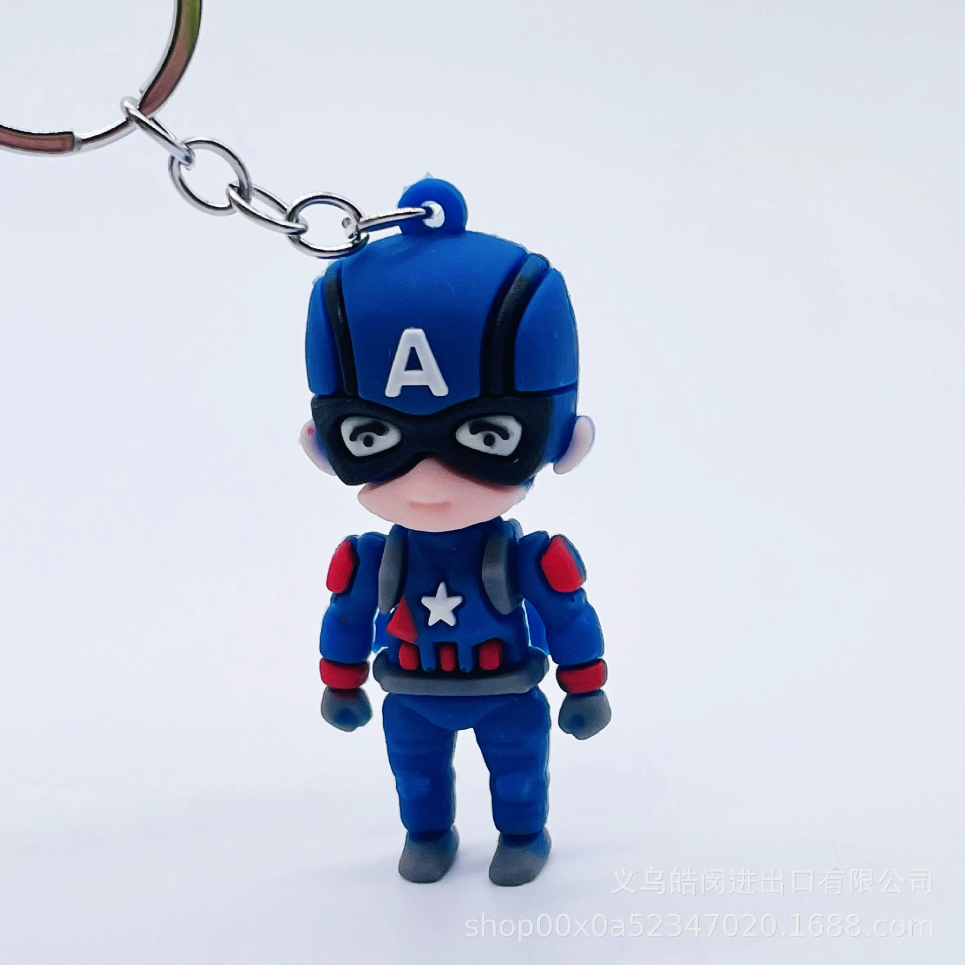 Мультяшные милые герои, кукла, брелок, подвеска, украшение для сумки, Marvel, капитан Америка, Железный человек, Человек-паук