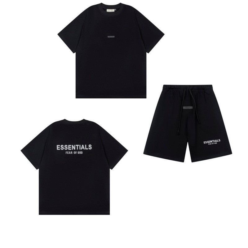 Nueva Sudadera con Capucha FEAR OF GOD ESSENTIALS con Letras Estampadas, Unisex, Casual, Holgada, con Forro Polar, Moderna