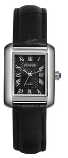 Cinturón negro plateado