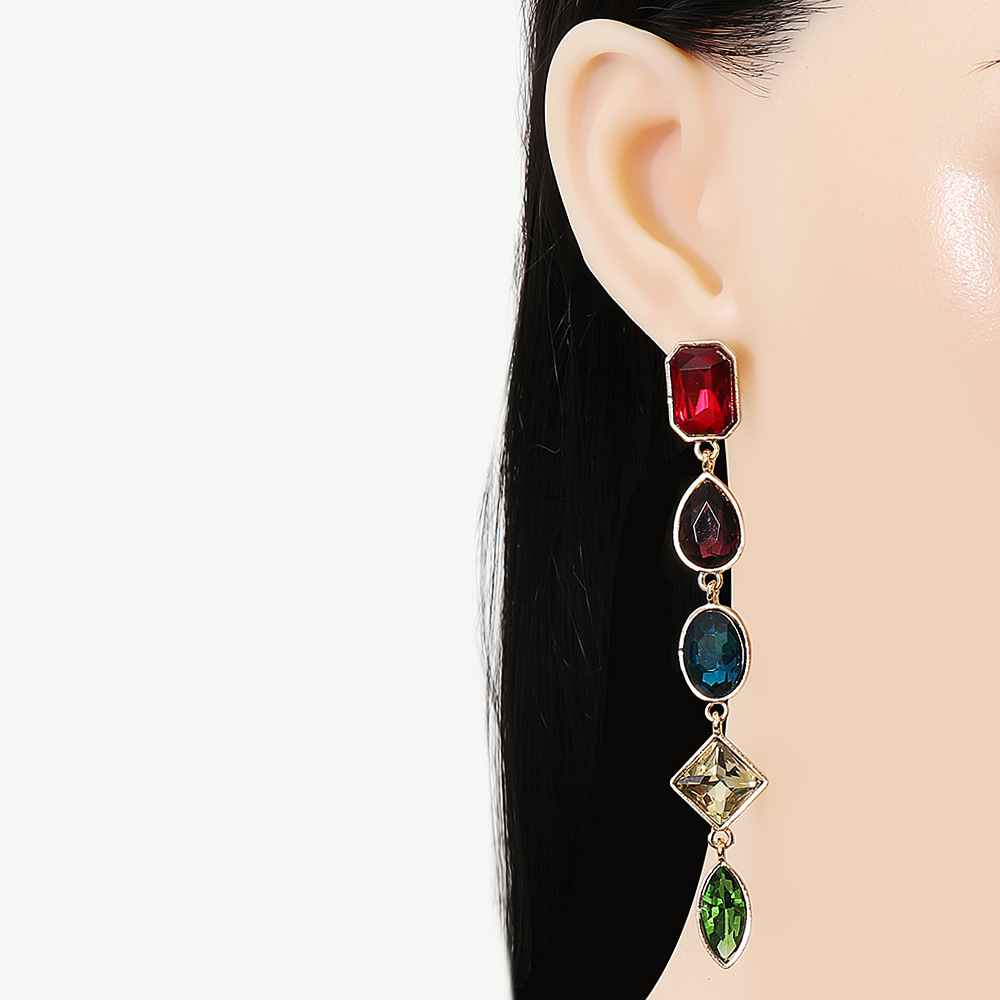 fashion alloy diamond earrings accessories European style fashion long earringspicture17