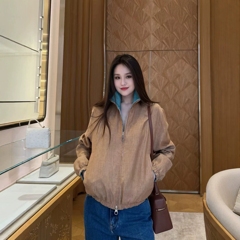Shenzhen Nanyou High-End Women's Clothing 2026 Collection: Old Money Style Linen Double-Sided Jacket, Unisex Loose Casual Short Coat Shenzhen Nanyou High-End Women's Clothing 2026 Collection: Old Money Style Linen Double-Sided Jacket, Unisex Loose Casual Short Coat