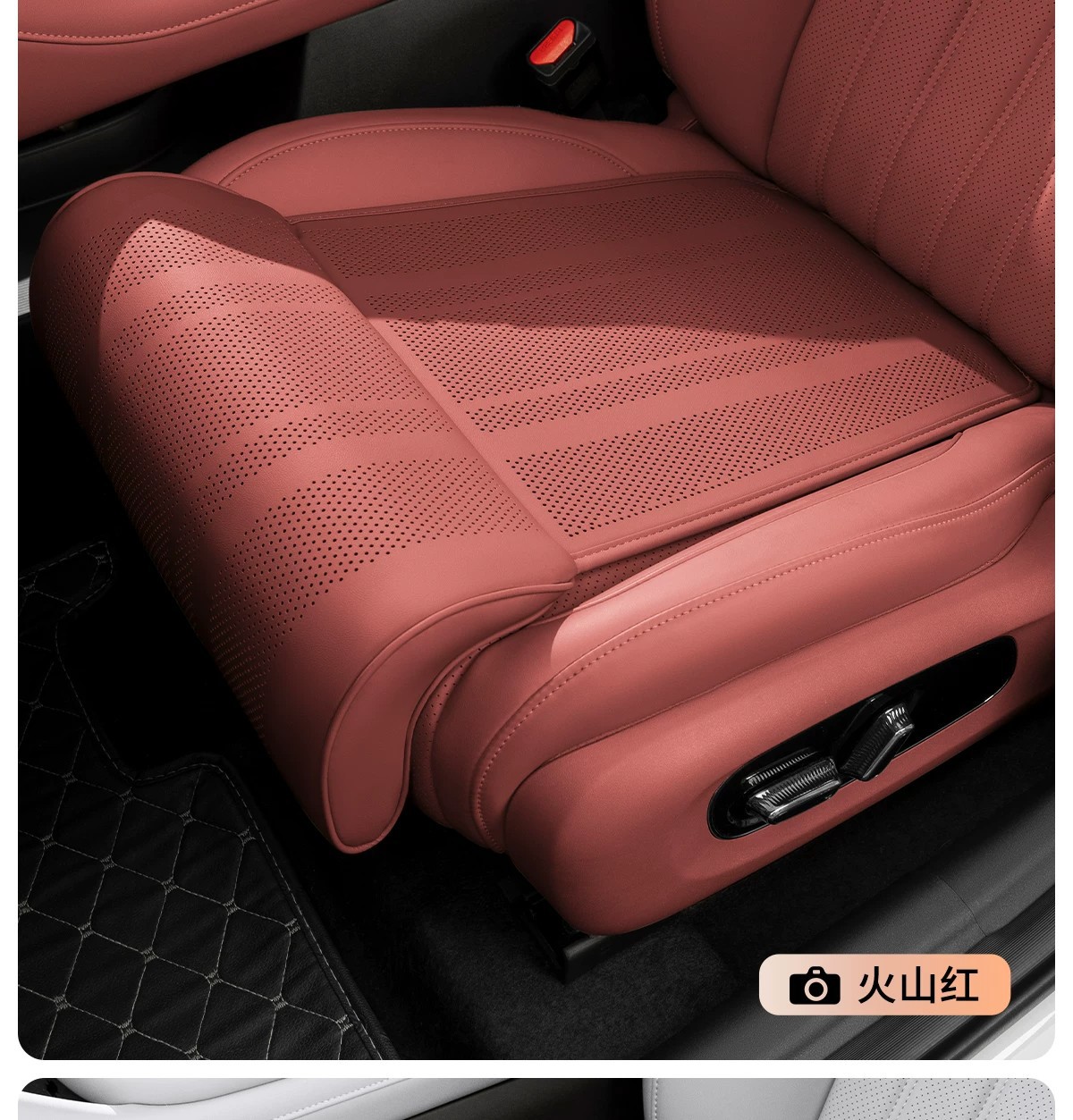 Car Seat Cushion with Extended Leg Support, Integrated Sponge Leg Rest for Driver and Passenger Seats, Universal for All Seasons, Comfortable Leg Cushion