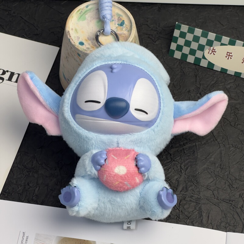精品可爱史迪仔毛绒玩具挂件搪胶史迪仔公仔玩偶盲盒钥匙扣批发|undefined
