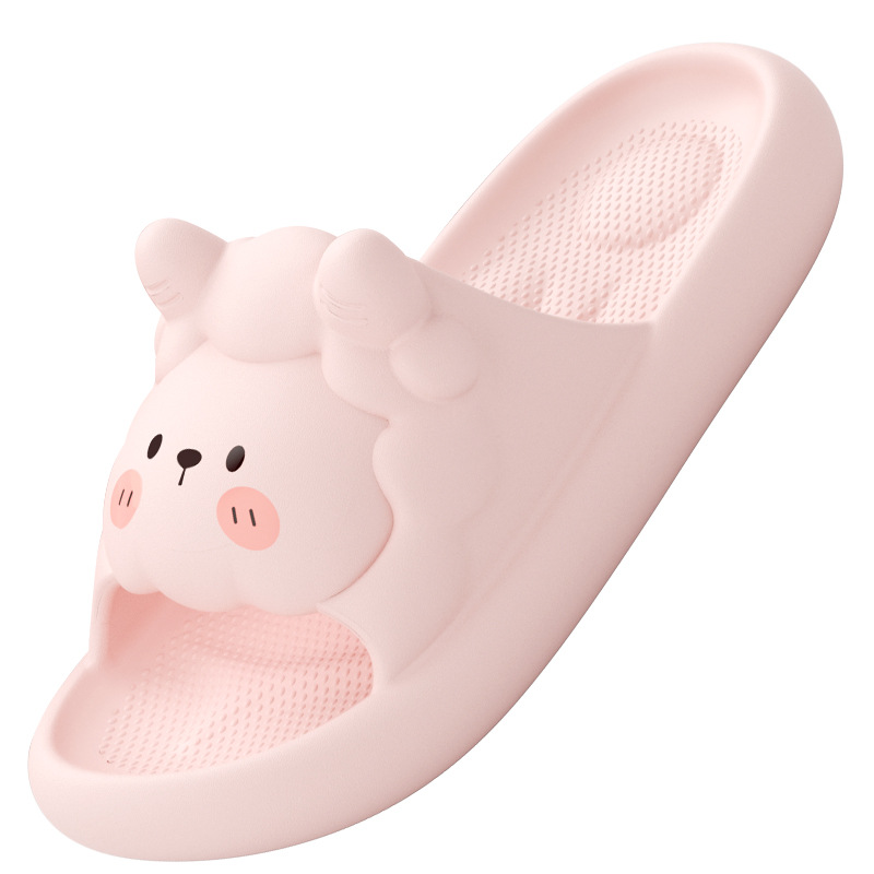 Pantofole pecora cartoon da donna morbide ciabatte da casa_voghion.com