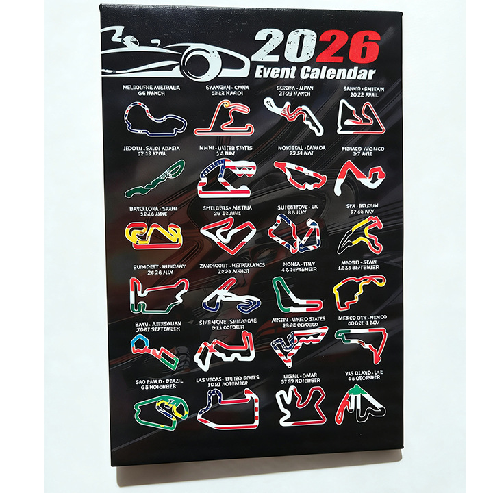 Y2 Manufacturer Cross-Border Frameless Painting Core F1 Racing Simulation Poster Hanging Painting Living Room Canvas Painting Wall Decoration Painting Dropshipping