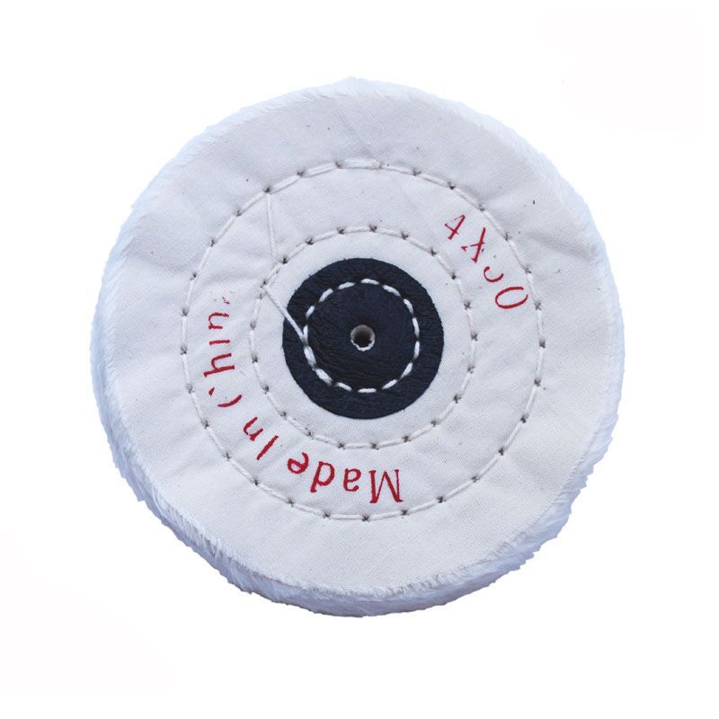 棉布轮 直径75,100,125mm白布轮 抛光轮 镜面棉布轮 抛亮光盘