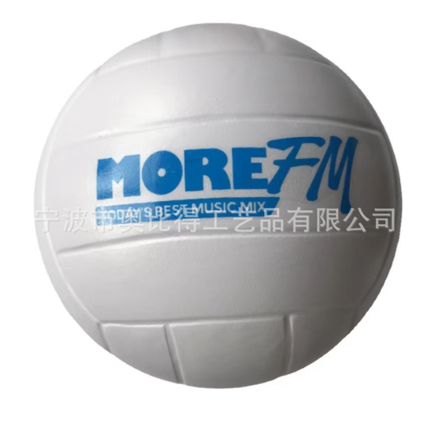 Factory, PU Foaming Toys 10cm Volleyball Pressure Ball Vent Ball