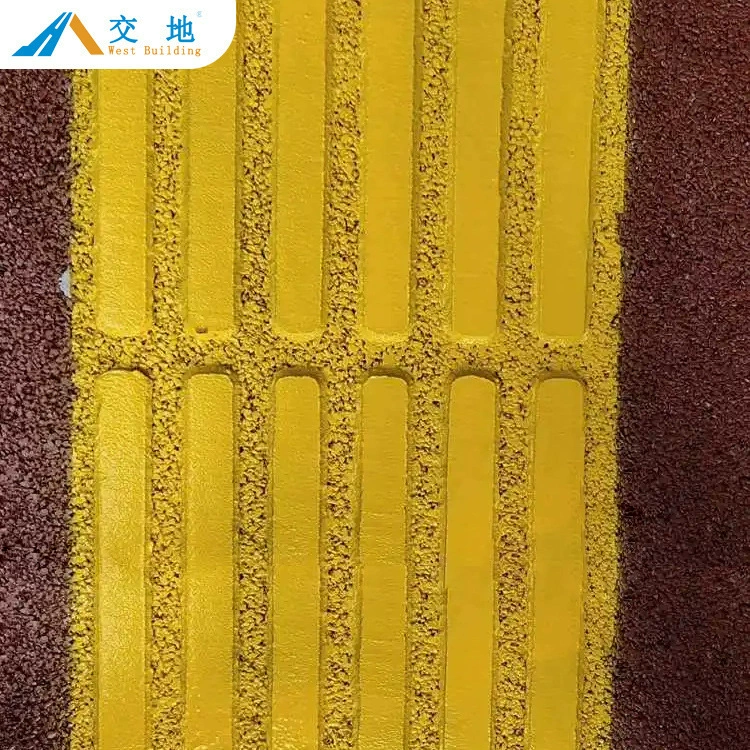 Литой в-месте слепой дорожный материал полимер слепой дороги усиленный материал производитель Алмаз слепой дорожный материал полимер литой в-месте слепой дороги