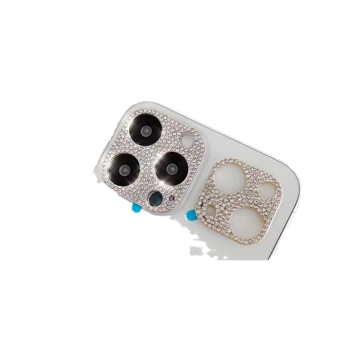 Aplicable a iphone15 película de lente de diamante película protectora Apple 15pro punto taladro integrado lente película protectora película