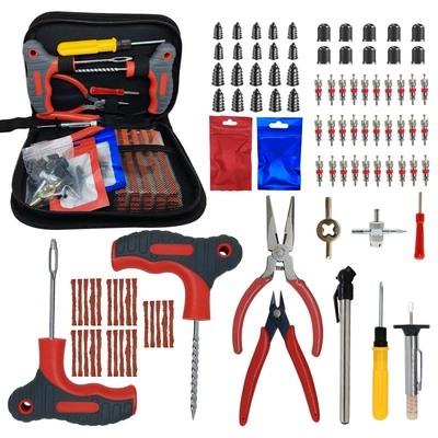 Motorcycles, and Cars, Quick Emergency – Repair kit - 96-piece-emergency-tire-repair-tool-set
