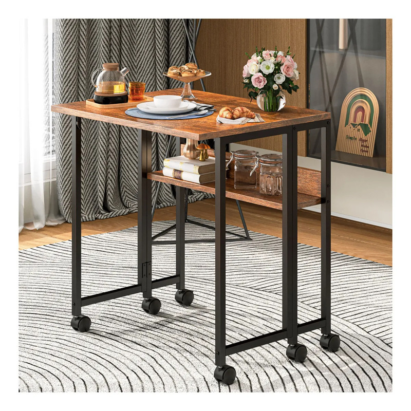 Folding Table, Mobile Computer Desk, Small Apartment Home Office Desk, Bedroom Simple Desk with Wheels, Student Writing Desk Folding Table, Mobile Computer Desk, Small Apartment Home Office Desk, Bedroom Simple Desk with Wheels, Student Writing Desk