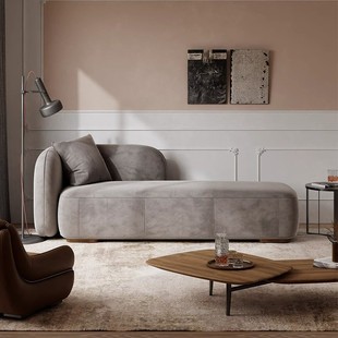 Light Luxury Designer Chaise Lounge Apartment Bedroom Beauty Couch Hotel Bed and Breakfast Chaise Lounge Lazy Sofa Chair