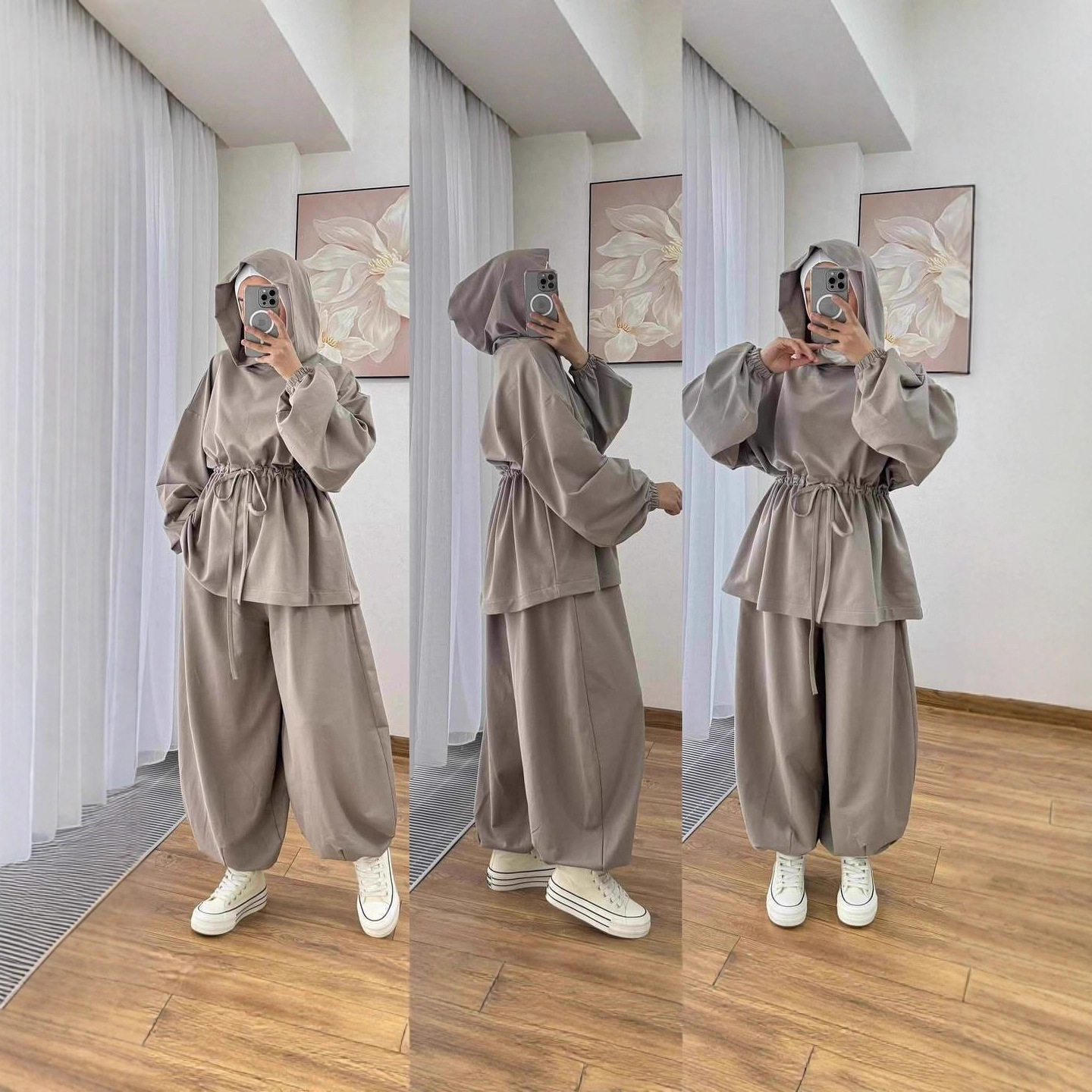 Cross-border 2025 Fall/Winter New European American Foreign Trade Women's Clothing Commuting Sports Casual Hooded_ecoleips.com
