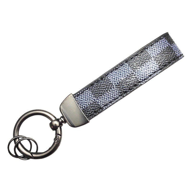 Marca de moda presbicia cuero coche llavero hombres llavero coche cintura colgando herradura hebilla fuerte resistente al desgaste fábrica ventas directas