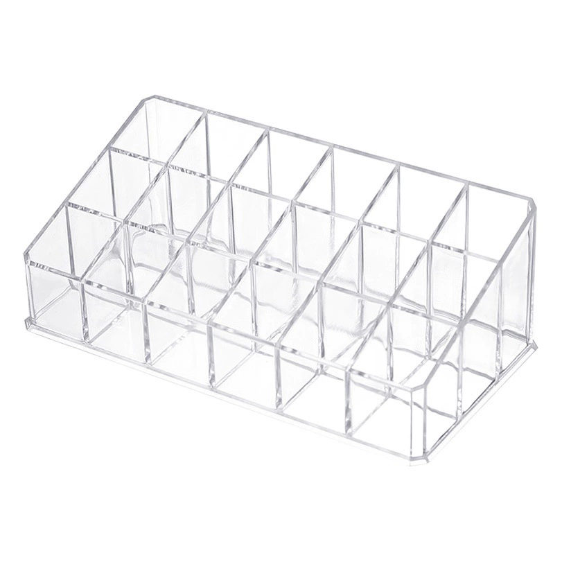 Прозрачный ящик для хранения губной помады Настольное Хранение Косметики Отделка лак для ногтей масло подставка для карандашей для бровей 36 коробка для губной помады