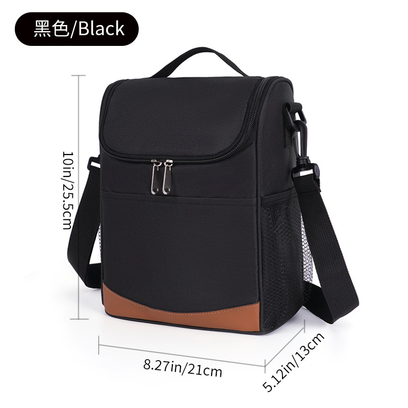 Nueva bolsa de picnic de tela de Oxford bolsa de hielo al aire libre bolsa de aislamiento para viajar al trabajo bolsa de comida impermeable explosión catiónica