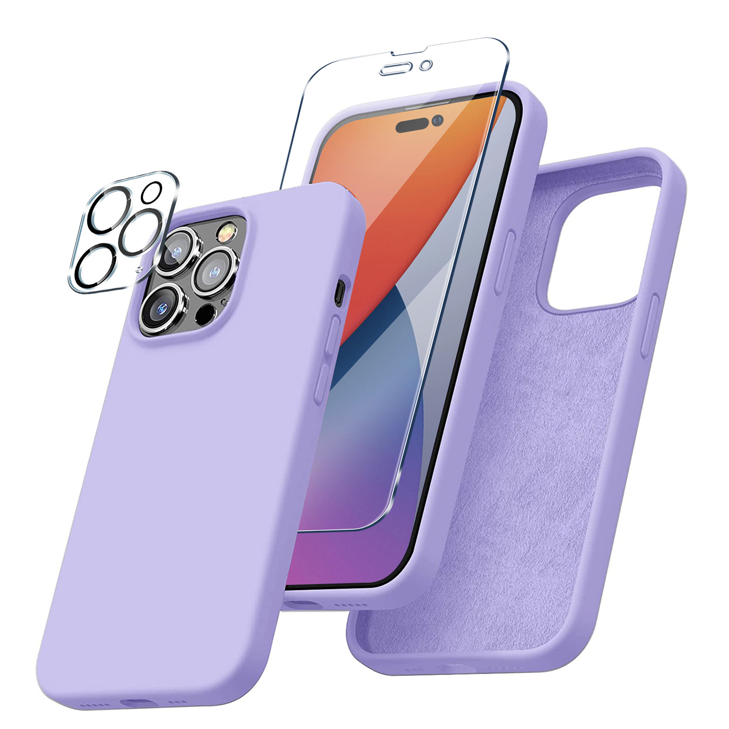适用iPhone 14手机壳 苹果14新款液态硅胶透明保护壳 手机保护套
