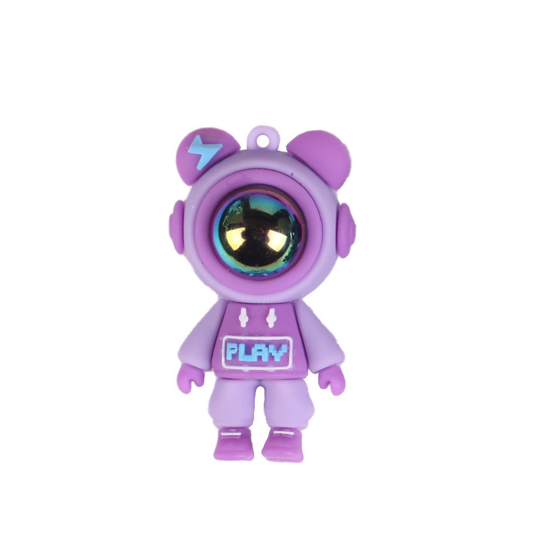 [Transfronterizo] Abrazadera de salida de aire para automóvil, perfume para automóvil, adornos de dibujos animados, accesorios de decoración, astronauta para automóvil, oso