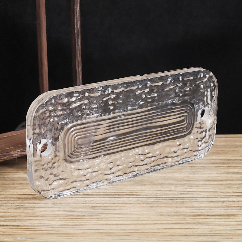 Transparente de doble cara ladrillo de cristal ladrillo de burbuja cuadrada puerta de entrada pared de mampostería ladrillo de cristal sólido ladrillo de cristal ladrillo de vidrio