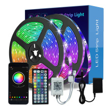 智能藍牙燈帶led條自粘柔性5050音樂聲控rgb氛圍低壓12v燈條套裝
