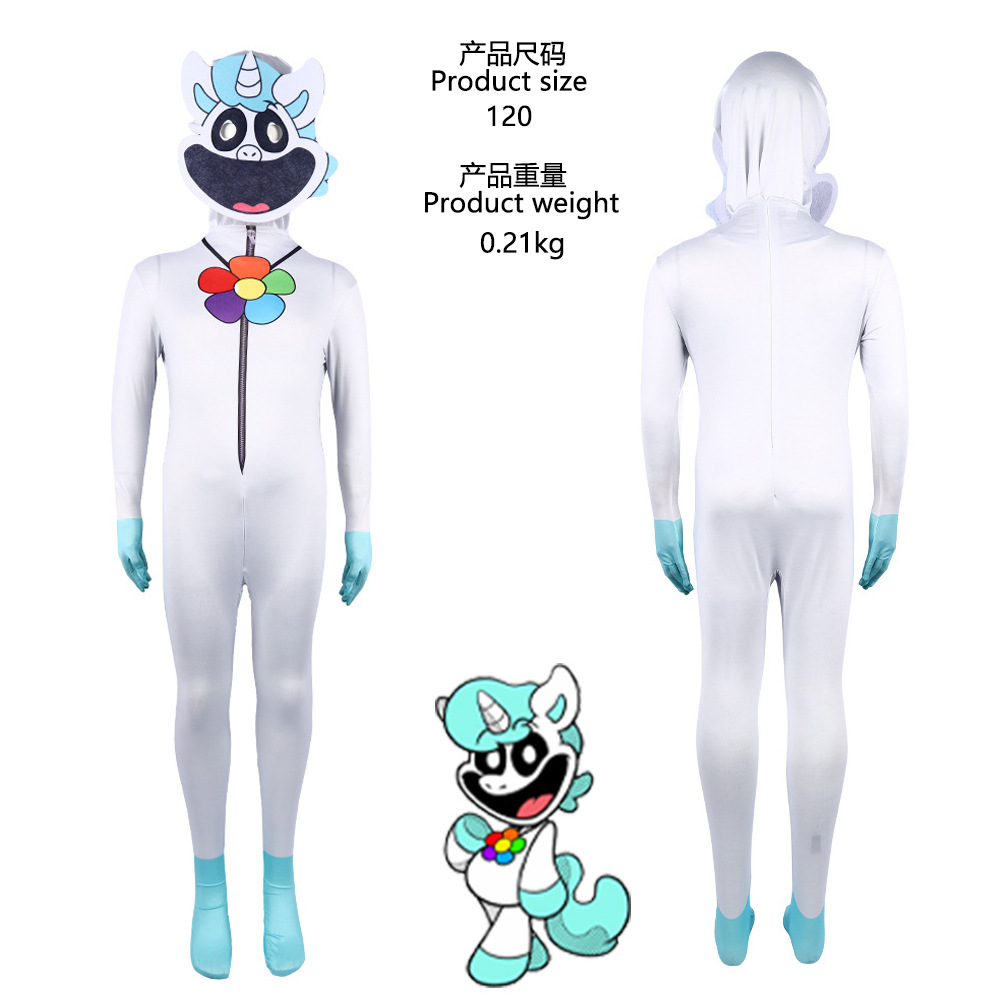 Traje de cosplay transfronterizo de Poppy Playtime para actuaciones escénicas, diseño de animales sonrientes de Poppy's Playtime image 9
