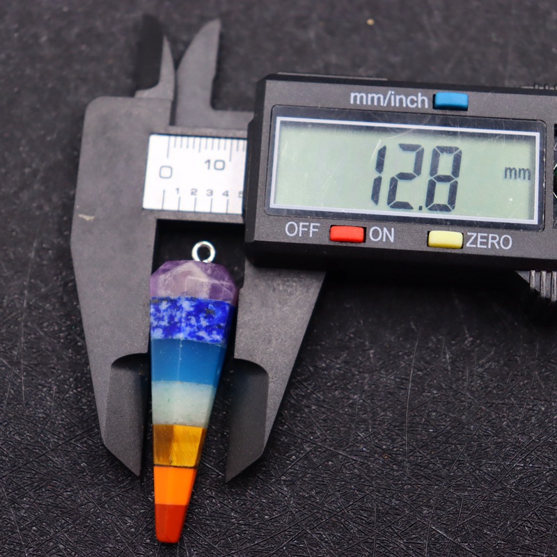 Fashion Geometric Natural Crystal Plating Pendant Necklace 1 Piece