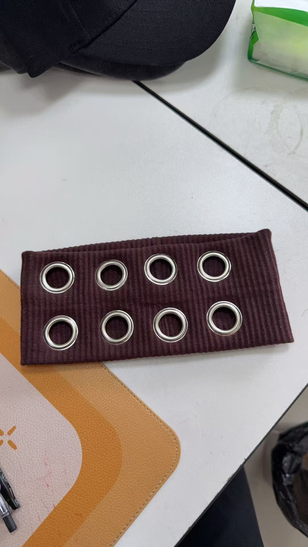 Grupo de chicas Punk Metal Circle Elástico Correa para el cabello coreana ins Dulce y fresco de ala ancha Elástico retro Accesorios para el cabello Li Cailin Mismo estilo