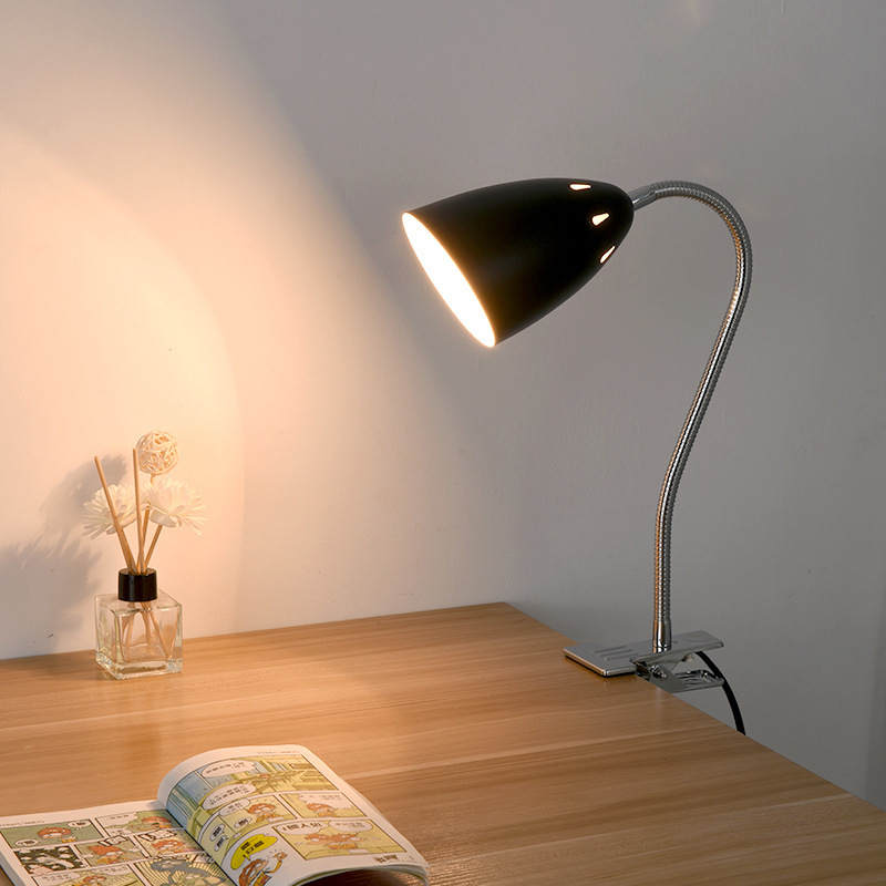 Led金属クリップアメリカ簡単学生学習修理玉器ジュエリー寝室オフィス保護眼児童電気スタンド|undefined