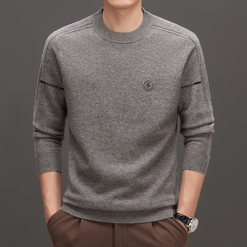 Demi-season woolen solid color keep warm fashionable base…