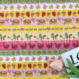 全棉40支数码印花面料 韩版ins风花布 女装童装亲子装家居服DIY布