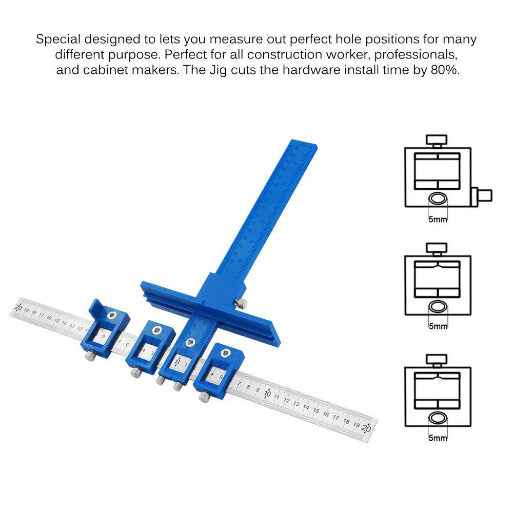 铝合金家具拉手打孔器木工辅助安装工具Drilling Dowelling Tools