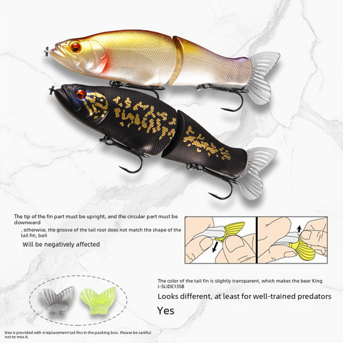 Xiong Wang Lure Multijoint Fish 13.5cm 30g Sea Bass Minnowmouth Shallow Water Hard Baits Direct Manufacturer Shipping