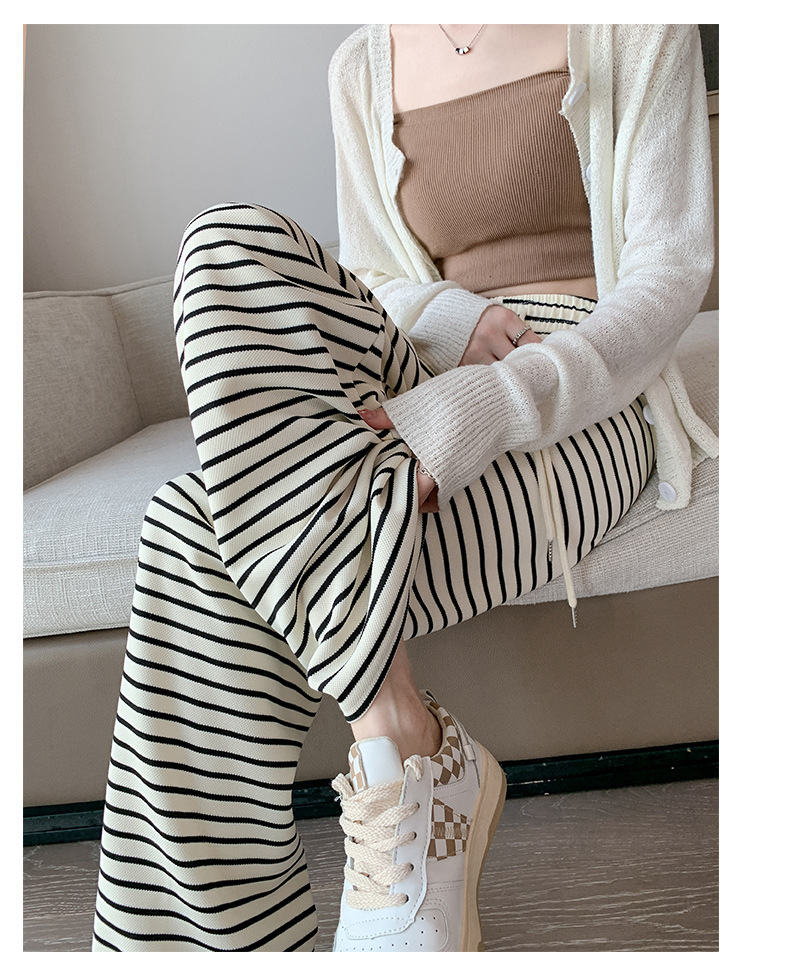 Women's Holiday Daily Street Casual Stripe Full Length Casual Pants display picture 5