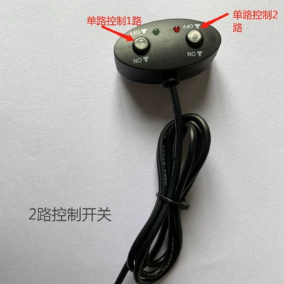 Car modification wiring harness double switch two-way control double switch 12-24V Factory Direct Supply (Other Car Modifications)