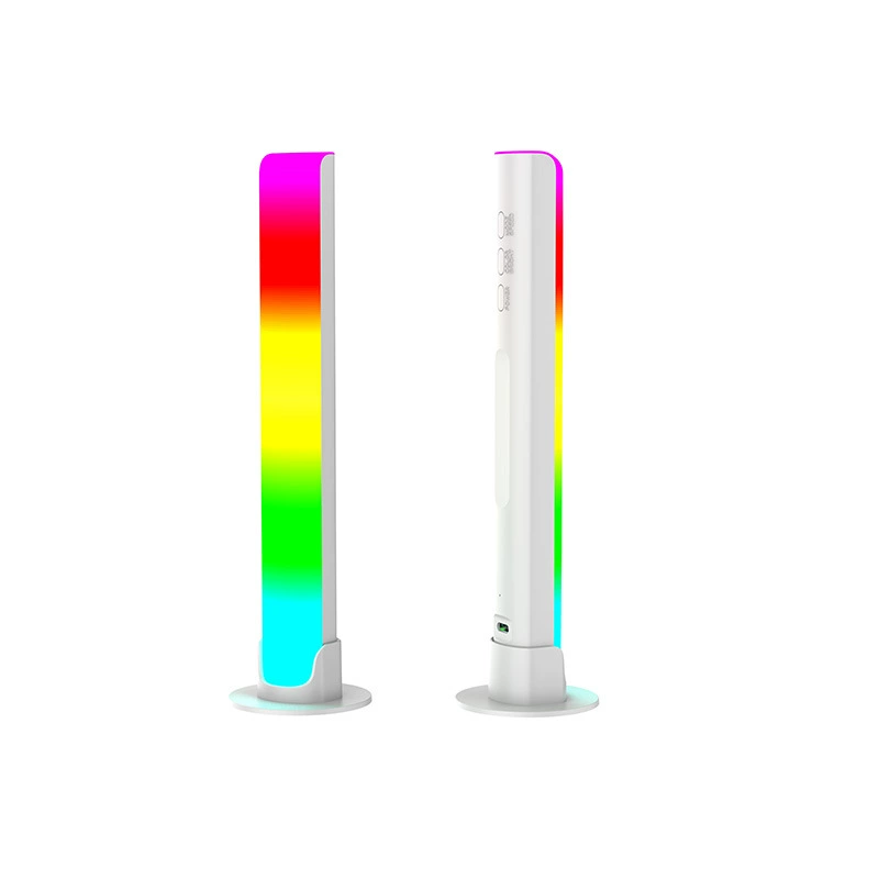 Новое поколение 4D креативных RGB светильников с звуковым датчиком, управление по голосу, цветная музыкальная декоративная атмосферная подсветка, автомобильный аудио APP Bluetooth