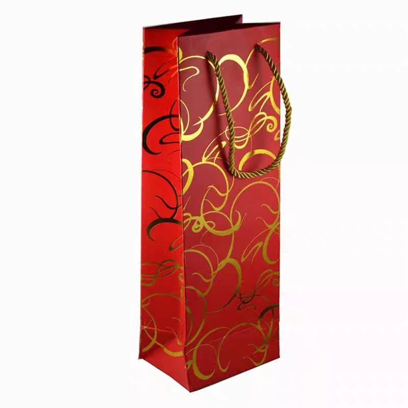 批发酒袋 纸质手提袋  纸质烟酒袋 手提礼品袋 白卡纸烟酒手提袋