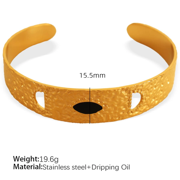 SZ147 black oil drop gold bracelet