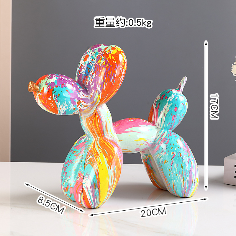 풍선 개 다채로운 551