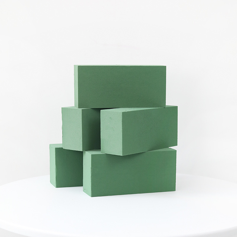 Flor de barro arreglo floral bloque de barro tienda de flores absorbente especial rápido material de embalaje de flores de alta densidad esponja redonda lote de fábrica