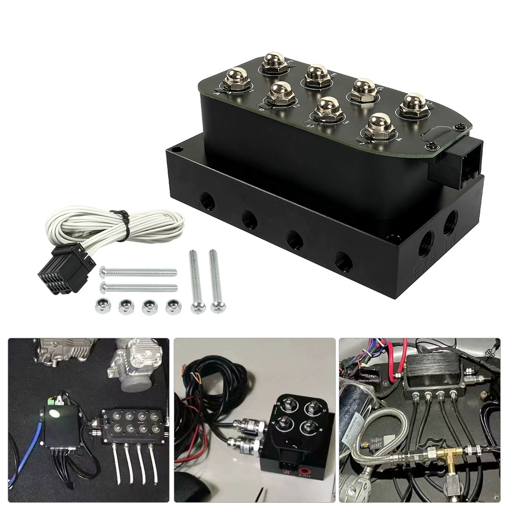 Автомобильные модификации аксессуары Воздушная подвеска распределительный клапан 1/4 NPT контроллер электромагнитный клапан пневматический клапан управления подвеской