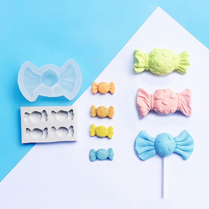 DIY Candy Flip candy chocolate lollipop cake baking decoration silicone mold aromatherapy plaster glue dropping tool