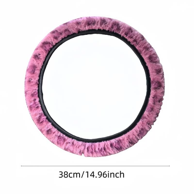 Steering wheel cover: Print Thickened Winter Cute Non-Slip