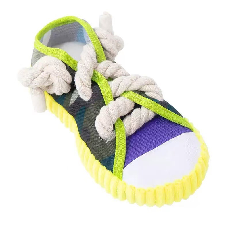 Nuevos juguetes para perros de molienda de dientes auto-hi sonido zapatillas de entrenamiento de perros pequeños y medianos juguetes de mascotas resistentes a la mordida image 6