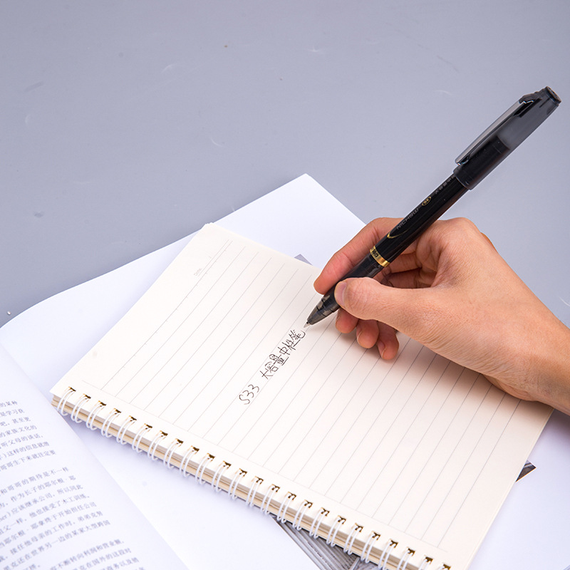 Delik S33 bolígrafo neutro de 0,5 mm bala de gran capacidad suave bolígrafo de firma suave bolígrafo de carbono bolígrafo de oficina de estudiantes