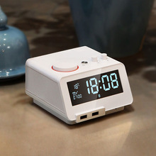 homtime美時C12藍牙音箱鬧鍾USB充電溫度顯示超大鈴聲家用音響