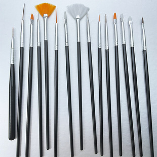 Nail art tools painting pen 15 a set of suit nail brush brush carving pen