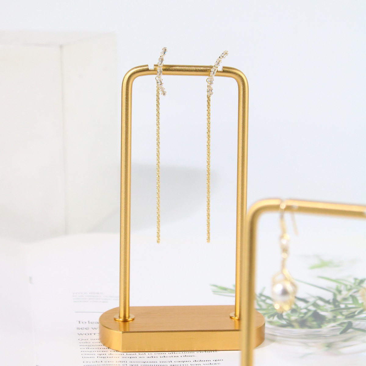 71g Weight Jewelry Rack Classification 1 Piece Quantity Metal Material Solid Color Pattern Simple Style Style Simple Style Solid Color Metal Jewelry Rack 3