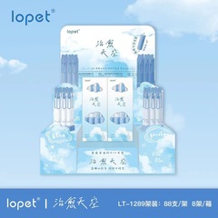 Lepaid Leisurely Drinking Tea Healing Sky Coffee Croissant Cherry Blossom Rabbit Multi-style High-Value Stand Pen 0.5 Writing Black