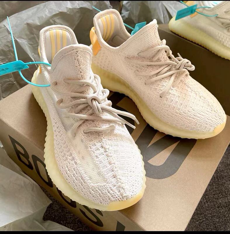 Coconut Shoes 350 New Color Changing Yellow Daisy Putian Real Popcorn Breathable Men's and Women's Sports Shoes Men's Shoes