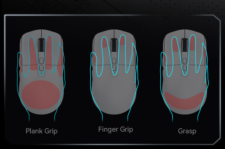 Attack Shark X6 Lightweight Wireless Gaming Mouse With Rgb Base_voghion.com